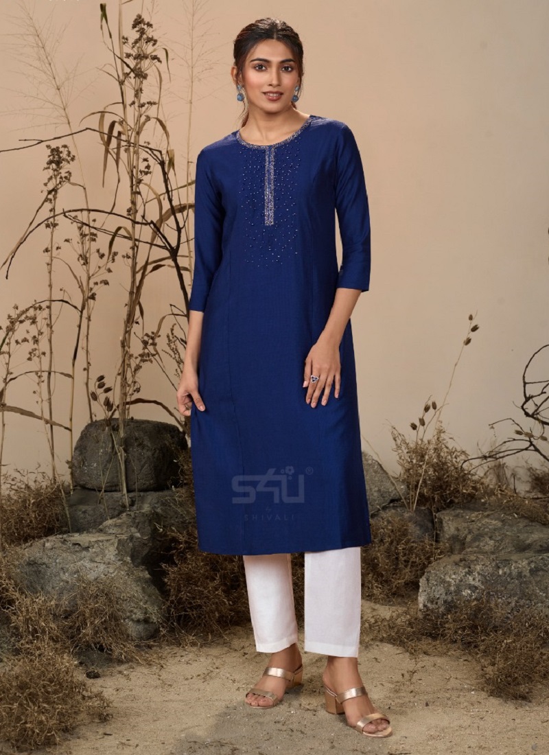 s4u limelight maslin georgette gown style party wear kurti online shopping   SM CREATION