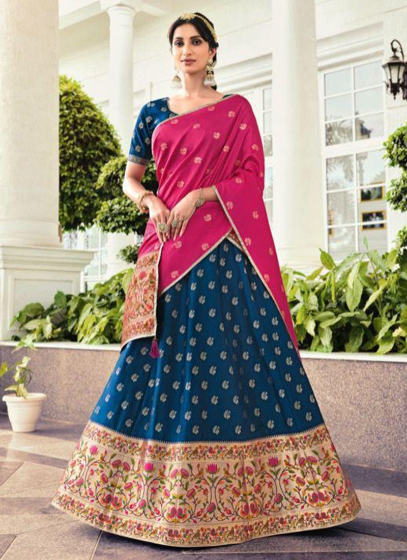 Blue%20And%20Pink%20Colour%20Nakkashi%20Meera%20New%20Arrival%20Festive%20Wear%20Art%20Silk%20Digital%20Print%20Latest%20Lehenga%20Choli%20Collection%204273