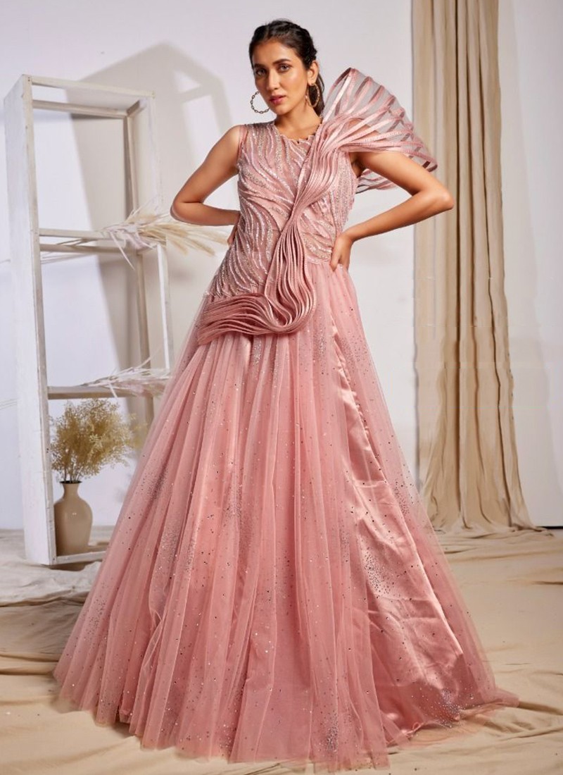 Plain net fabric gown design ideas | Gown dress design ideas | Gown designs  2021 - YouTube