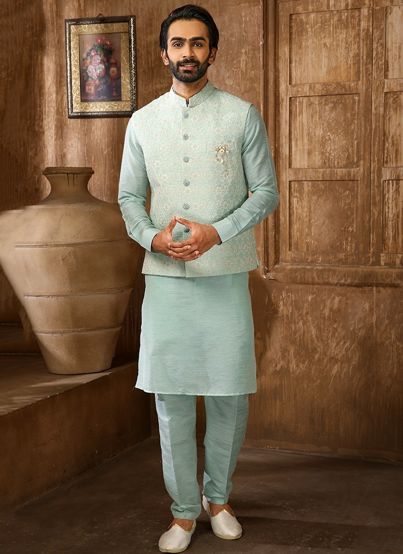 Firozi colour kurta pajama sale