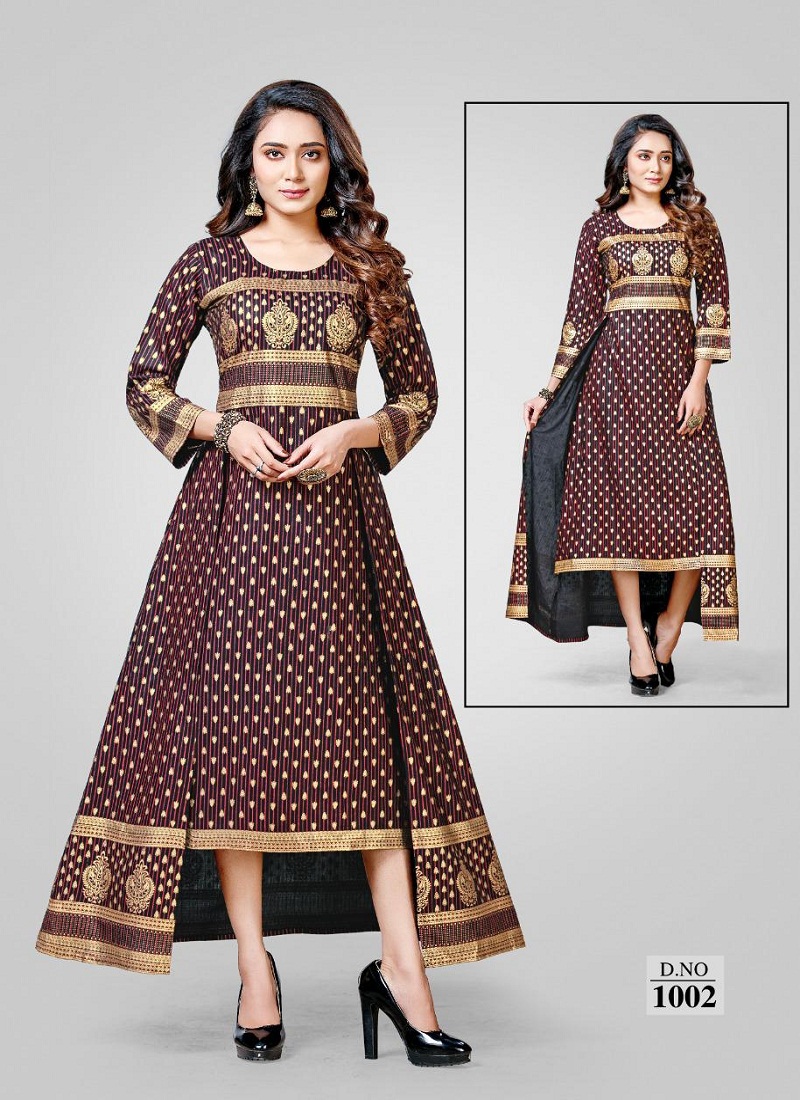 Share 90 long round kurti design best  thtantai2