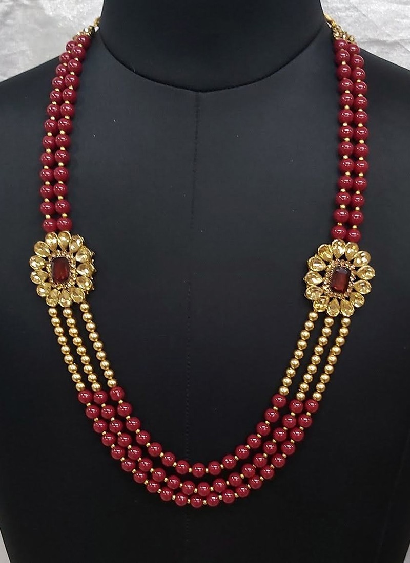 Gold And Red Indian Sparkly Designer 