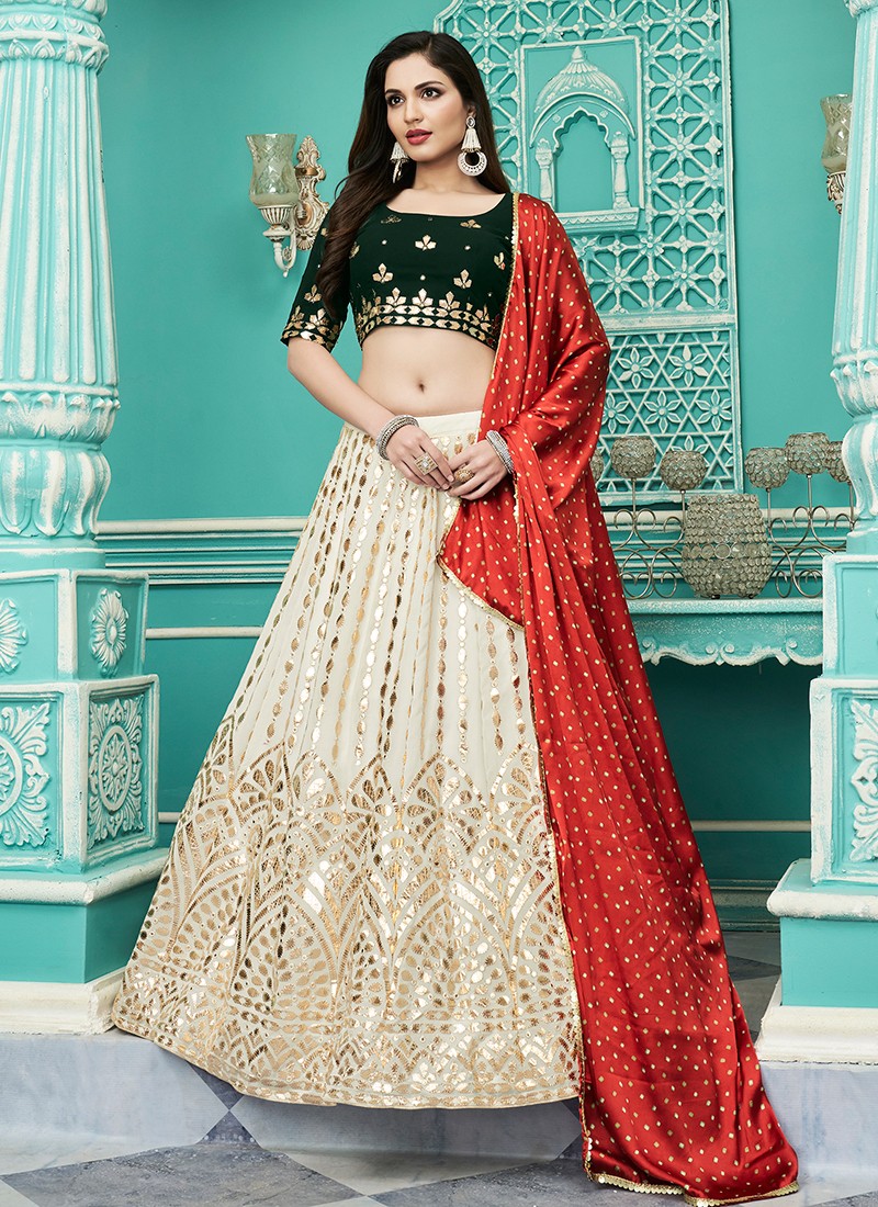 Heavy Silk Satin Royal Collection Hand Work Lehenga Choli at Rs.3330/Piece  in surat offer by Aahvan Designs