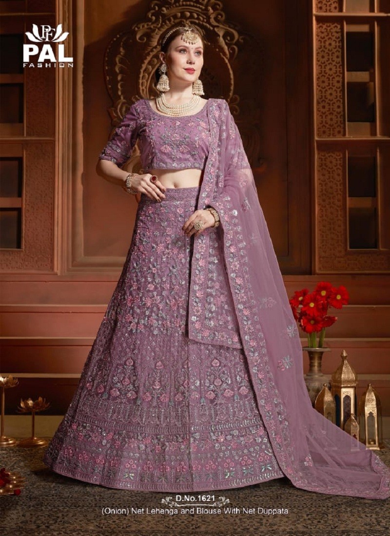 Buy Online Designer Cotton Silk Lehengas | Artificial Silk fabric