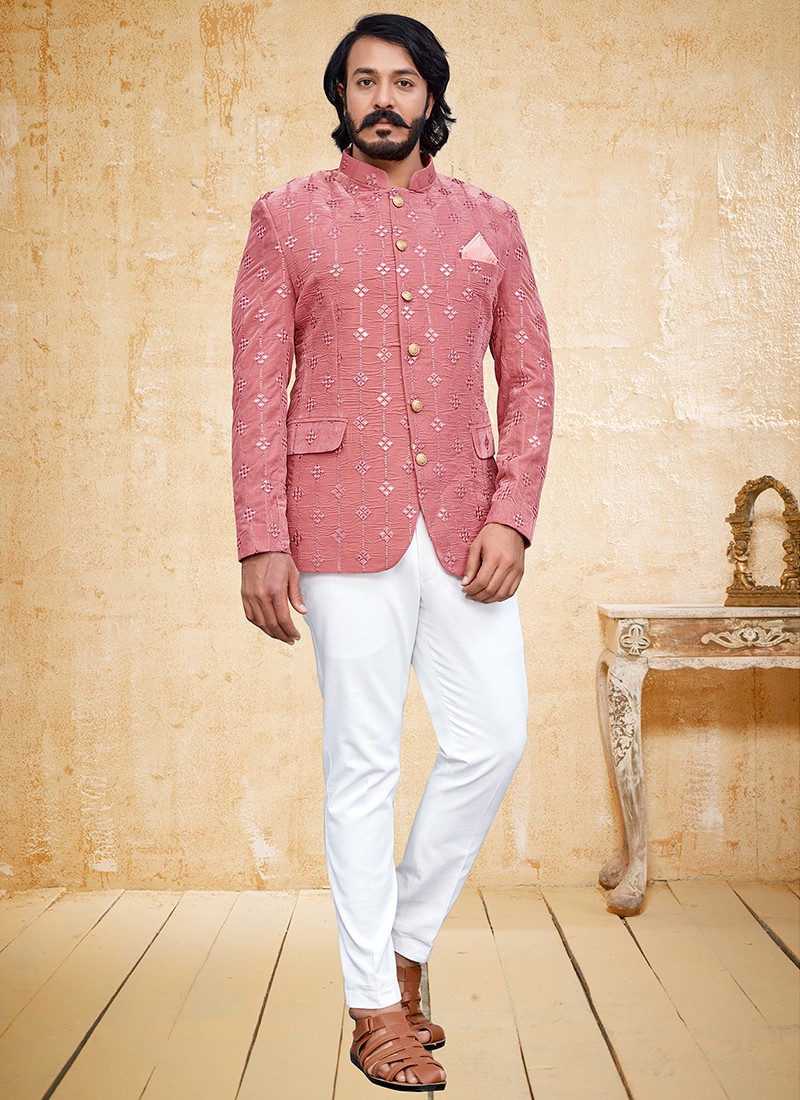 peach colour jodhpuri