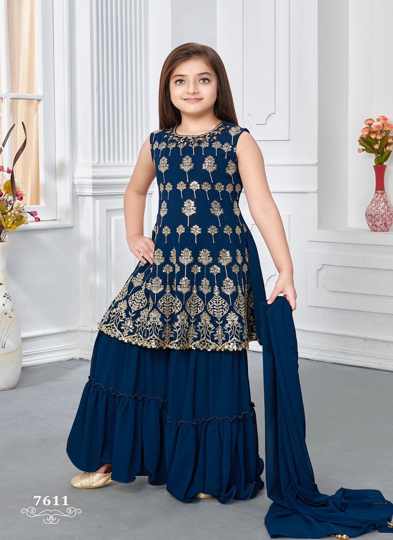Stitched Kids Young Girls Patiala Dhoti Suits, Size: 24-38 at Rs 1590/piece  in New Delhi