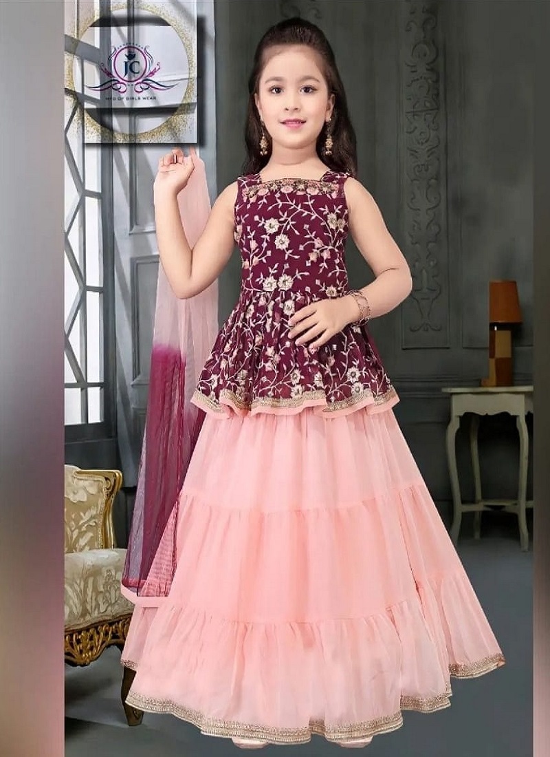 PuriMaa Girls Lehenga Choli Ethnic Wear Floral Print Lehenga & Crop Top  Price in India - Buy PuriMaa Girls Lehenga Choli Ethnic Wear Floral Print  Lehenga & Crop Top online at Flipkart.com