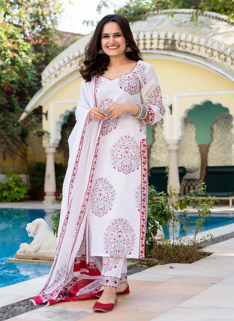Janasya Indian Tunic Tops Cotton Kurti Set for Women (SET025-KR-SP-S) Pink  at Amazon Women's Clothing store