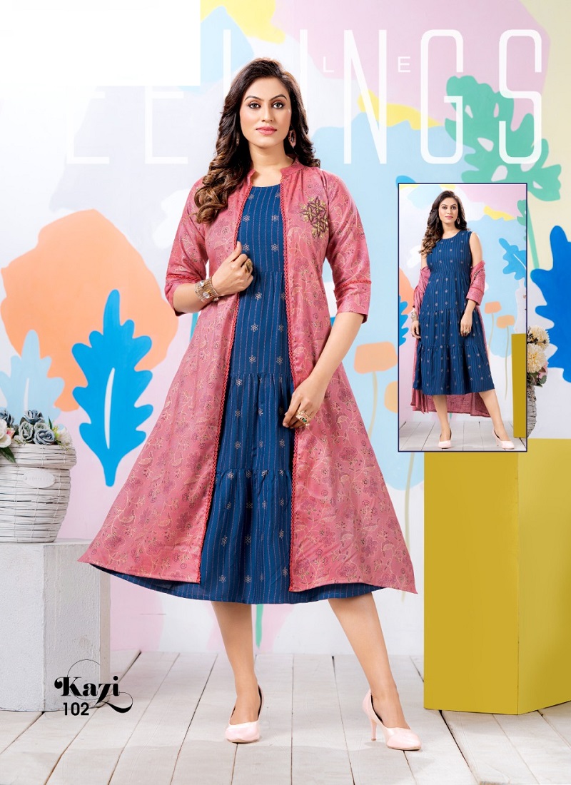 Ladies kurti hot sale jacket design