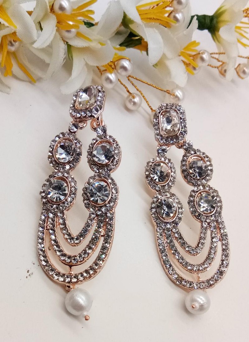 Fancy Floral Jhumka Earrings For Party Wear Latest Collections J25754