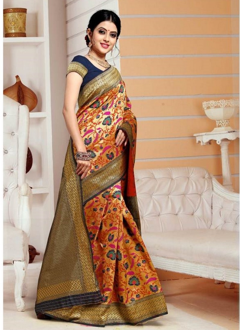 Saroj Mayra vol.2 Organza saree with fancy mina rich pallu heavy swarovski