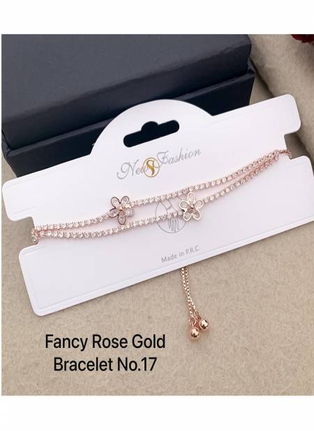 14 Designer Rose Gold Bracelets Wholesale Shop In Surat
