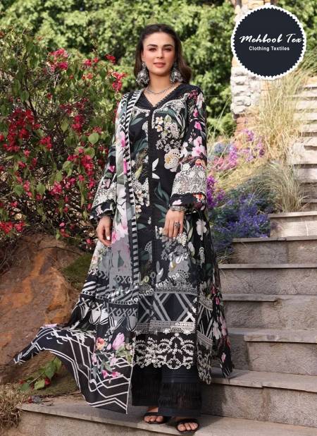 1406 and 1407 Mehboob Tex Embroidery Patch Cotton Pakistani Suits Wholesale Online