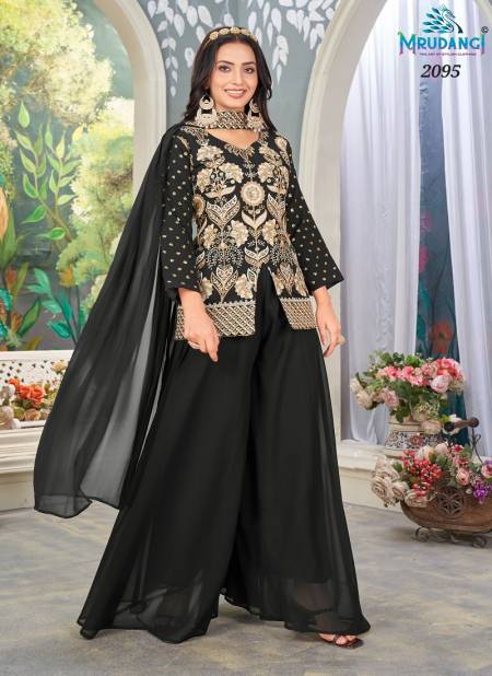 2095 Sajda Mrudangi Heavy Georgette Plazzo Readymade Suits Wholesale Shop In Surat
