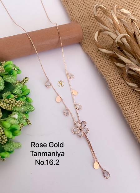 3 Daily Wear Designer Rose Gold Tanmaniya Wholesale Online

