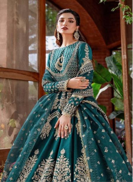 424 Ziaaz Designs Georgette Wedding Wear Pakistani Suits Wholesale Shop In Surat
