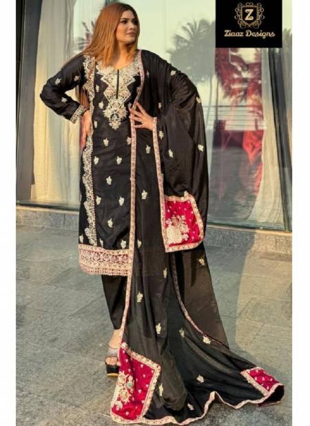 443 Ziaaz Chinon Designer Pakistani Suits Wholesale Market In Surat