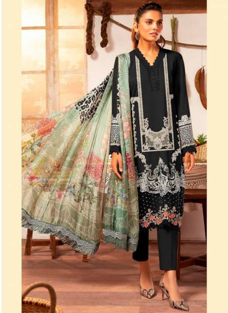 526 And 527 Taj Cotton Printed Embroidery Pakistani Suits Wholesale Price In Surat
