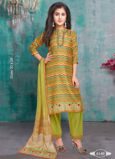 6140 Latest Ethnic Wear Fancy Salwar Suit Girls Kids Collection