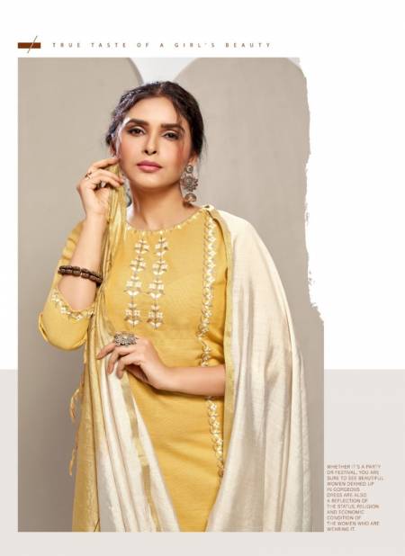 7 Pearls Daisy Cotton With Embroidery Work Ethnic Wear Kurti Pant With Dupatta Ready Made Collection
