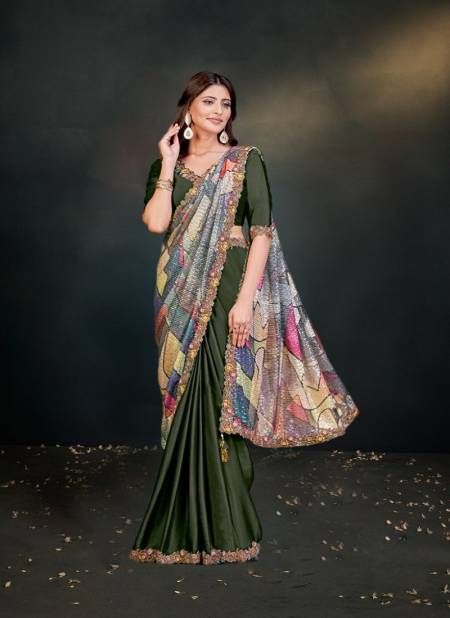 Mohmanthan 23100 Dayita By Mahotsav Satin Crepe Silk Designer Saree Wholesalers In Delhi