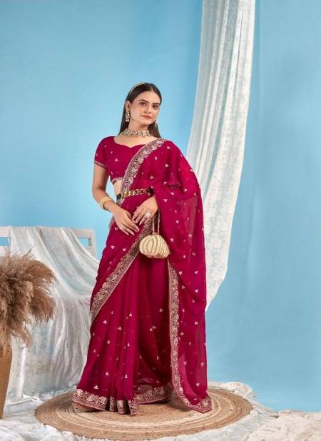 Jayshree 1612 A To D Georgette Blooming Designer Best Saree Wholesale Shop In Surat