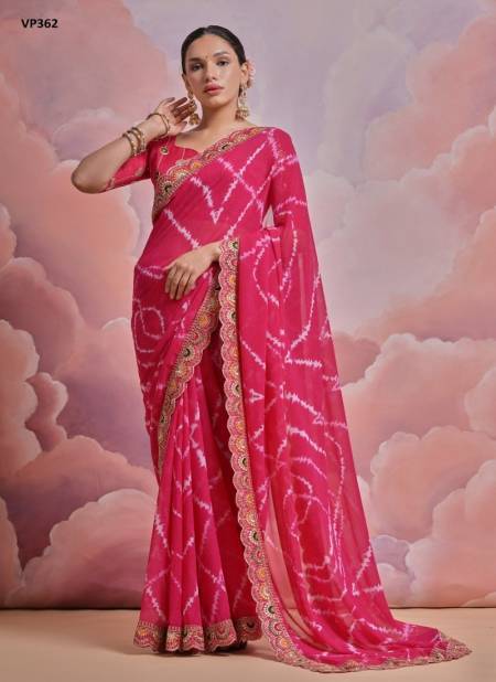 Ritu By Fashion Berry Georgette Printed Saree Wholesale Price In Surat