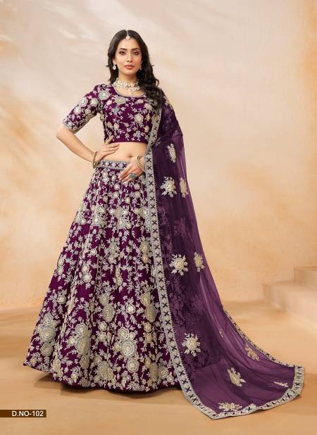 Mehvisha Vol 1 Art Silk Wedding Wear Lehenga Choli Wholesalers In India