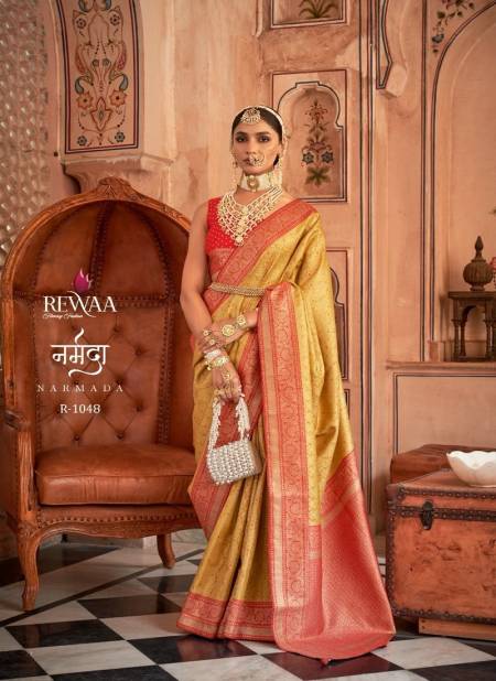 Narmada By Rewaa Banarasi Silk Designer Saree Catalog