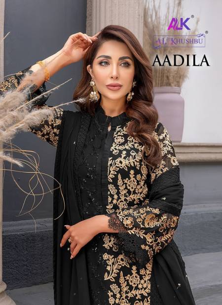 Aadila Vol 1 By Alk Khushbu Georgette Pakistani Suits Catalog