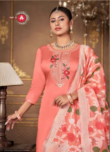 Aas Edition 6 By Triple Aaa Jam Silk Cotton Designer Salwar Kameez Wholesale Market In Surat
