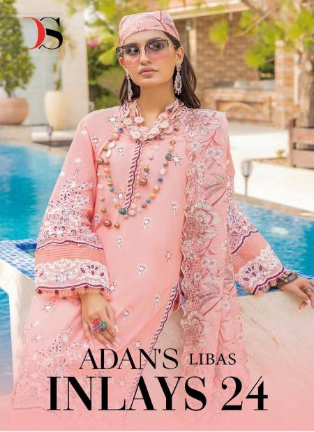 Adans Libas Inlays 24 By Deepsy Cotton Pakistani Suits Wholesale Market In Surat
