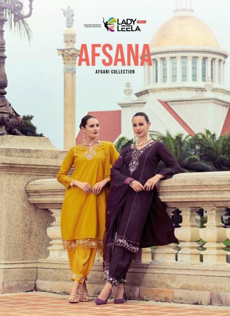 Afsana By Lady Leela Viscose Silk Designer Kurti With Bottom Dupatta Wholesale Market In Surat
