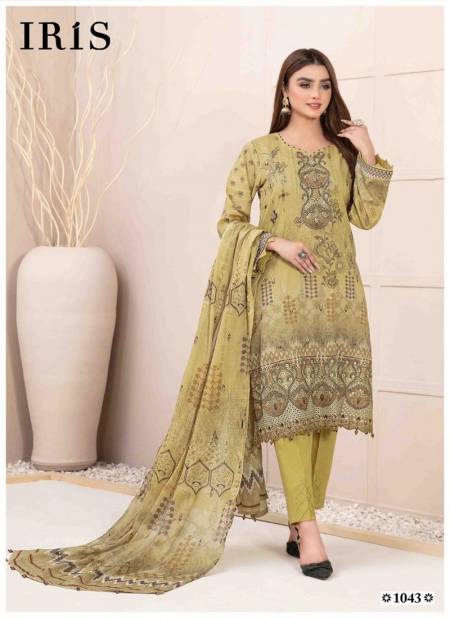 Afsanah Vol 5 By Iris Luxury Cotton Pakistani Dress Material Wholesalers In Delhi
