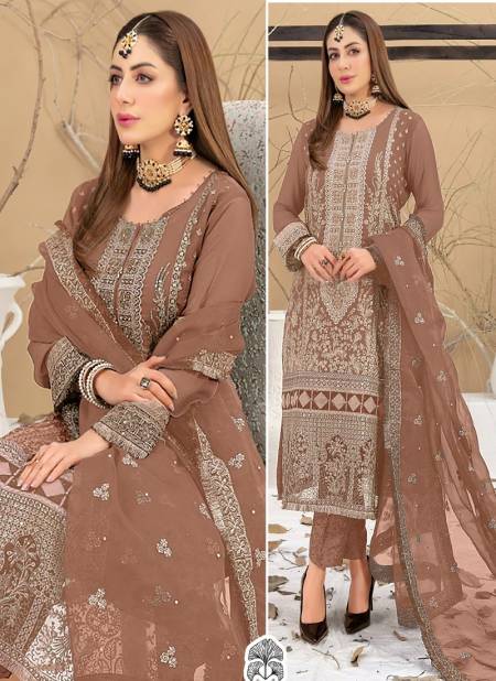 Afsara Vol 2 By Zaha Georgette Embroidery Pakistani Suits Wholesale Price In Surat
