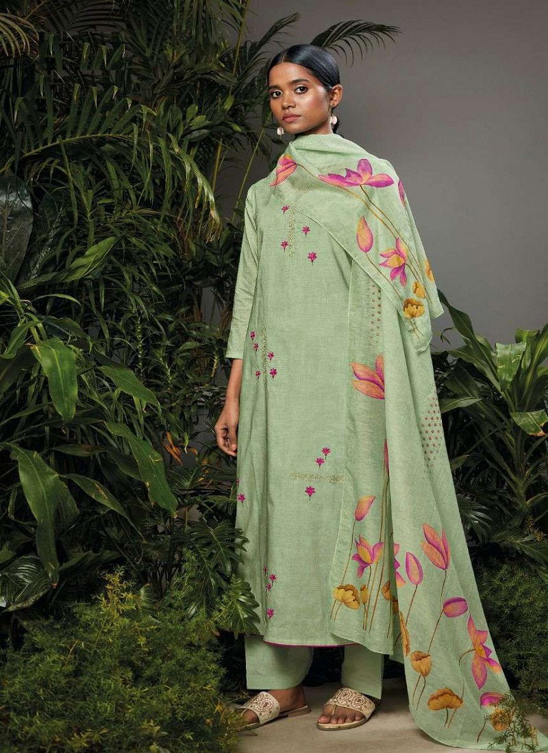 Ailee S0821 By Ganga Cotton Salwar Suits Catalog