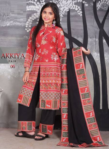 Akkiya By Arya Muslin Print Kids Wear Pakistani Suits Girls Wholesale Clothing Suppliers In India 