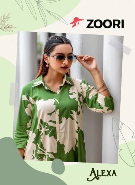 Alexa By Zoori Printed Cord Set Kurti With Bottom Wholesale Price In Surat