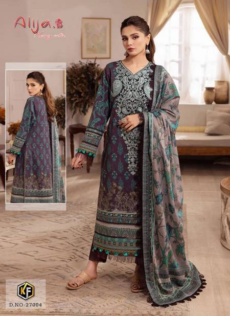 Alija B Vol 27 By Keval Heavy Cotton Luxury Pakistani Dress Material Wholesale Online
