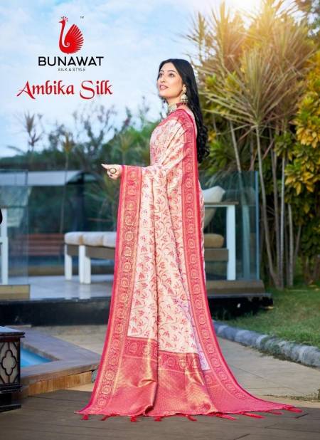 Ambika Silk By Bunawat Printed Wedding Wholesale Saree Suppliers In India