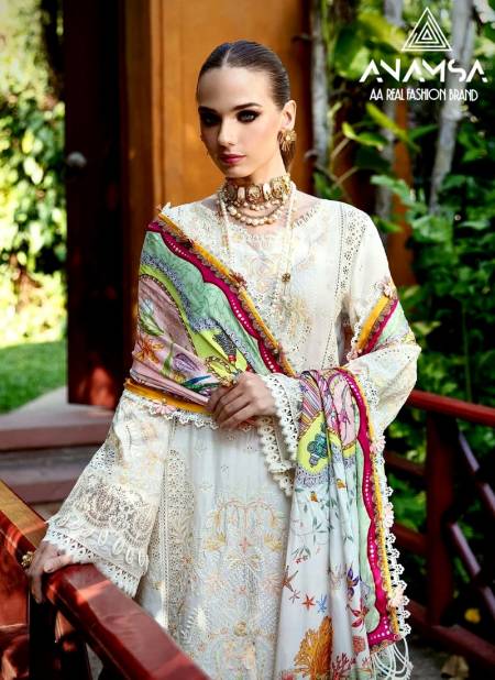 Anamsa 476 Embroidered Jam Cotton Pakistani Suits Wholesale Shop In Surat