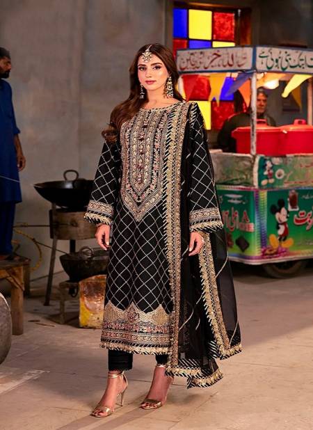 Anamsa 535 Embroidered Georgette Pakistani Suits Wholesale Online
