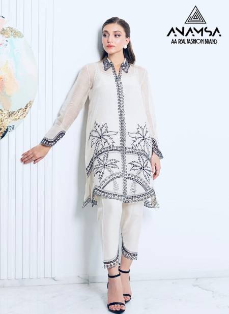 Anamsa 559 Faux Georgette Pakistani Suit Suppliers In India