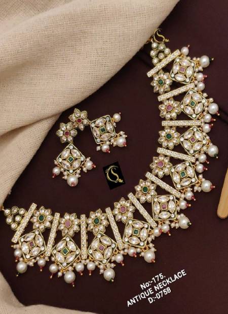 Antique Function Wear Necklace Set Wholesale Price In Surat
