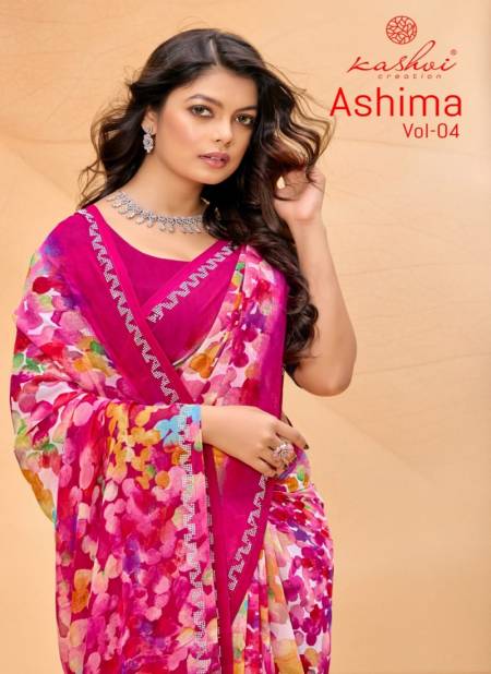 Ashima Vol 4 By Kashvi Weightless Daily Wear Sarees Wholesale Online