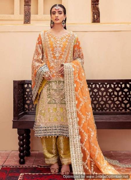 Asim Jofa 56068 Latest Festive Wear Embroidery Organza Pakisatni Salwar kameez