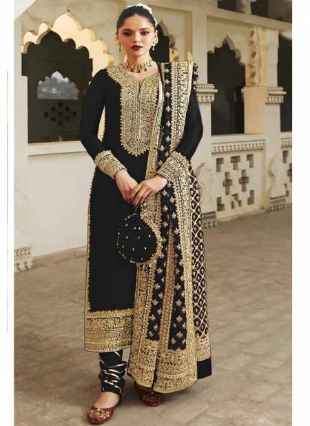 AT 008 A To D By Adah Embroidery Faux Georgette Pakistani Suits Wholesale Shop In Surat
