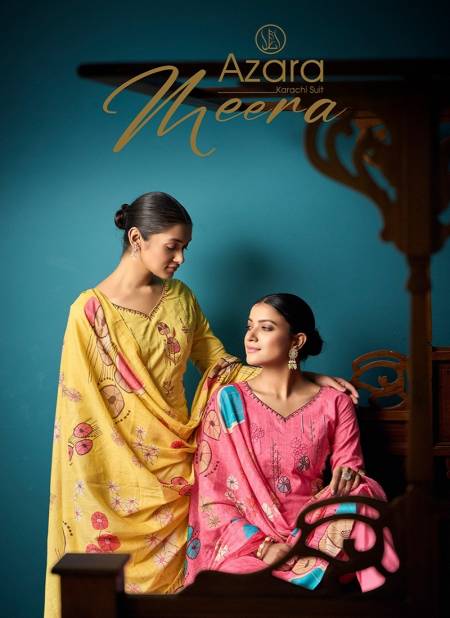 Azara Meera By Radhika Digital Printed Cotton Dress Material Wholesale Clothing Suppliers In India
