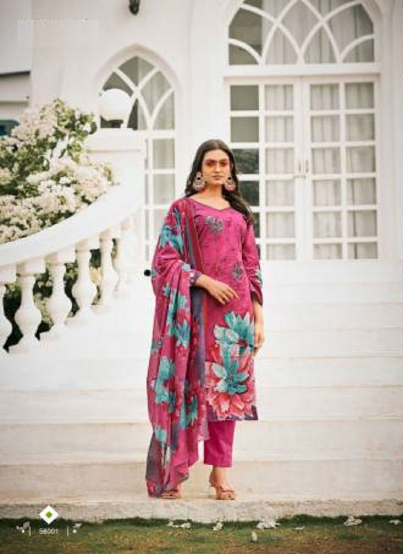Azara Mussaret Vol 22 By Radhika Cotton Dress Material Catalog