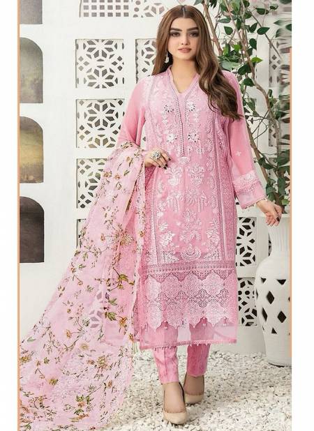 B 21 By Bilqis Organza Embroidery Pakistani Suits Wholesalers In Delhi
